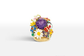 DIOR-Diorette ring-amethyst