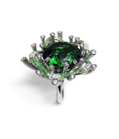 FEI LIU-Bespoke-Tourmaline-Starburst Ring