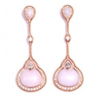 FERNANDO JORGE-Pink opal-diamond-rose gold-earrings