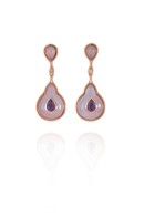 FERNANDO JORGE-iolite-chalcedony-earrings