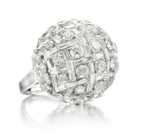 HARRY WINSTON-Diamond Dome Ring-diamant