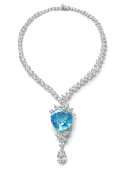 HARRY WINSTON-Necklace-diamonds-Paraiba Tourmaline