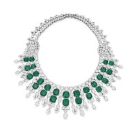 HARRY WINSTON-emeralds-diamonds-necklace