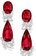 HARRY WINSTON-ruby-diamond-earrings