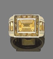 HEMERLE-citrine-ring