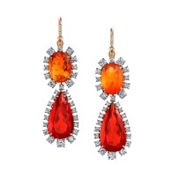 IRENE NEUWIRTH-fire opal-diamonds-earings