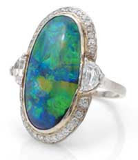 J. E. CALDWELL- opal ring
