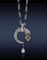 JACOB & CO-Collection la Devina-Watch pendant-white gold-diamond