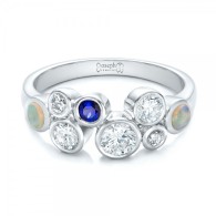 JOSEPH JEWELRY-Blue Sapphire-opal-Diamond