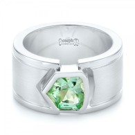 JOSEPH JEWELRY-Green Tourmaline-Sterling Silver-Ring