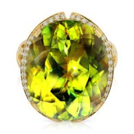 KAT FLORENCE-Ring-Sphene (titanite)-diamonds-yellow gold