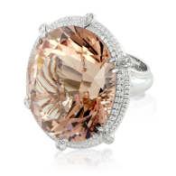 KAT FLORENCE-Winter 2014 collection-ring-Morganite Mozambique-diamonds-white gold