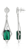 KAT FLORENCE-Winter collection 2014-Earrings-tourmaline-Diamonds-white gold