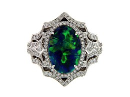 KAT FLORENCE-black opal-diamonds-white gold