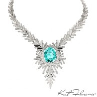 KAT FLORENCE-necklace-Paraiba tourmaline-diamonds-white gold