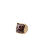KATHERINE JETTER-Miners Ring-Cut Boulder Opal Matrix- From Katherine Jetter