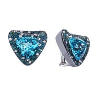KATHERINE JETTER-earrings-aquamarine trillions-color change garnets