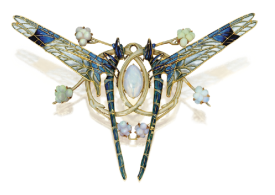 LALIQUE-dragonfly-brooch-opal