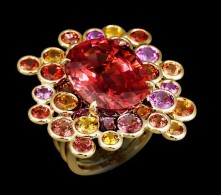 LORENZ BAUMER-ring-tourmaline-sapphires
