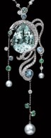 LORENZ BAUMER-white gold-pendant-diamonds-pearls