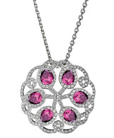LORENZA-Shereazade pendant-Cruzeiro tourmalines
