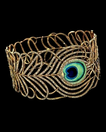 MELLERIO DITS MELLER-An Art Nouveau-collar-circa 1900-gold-enamel-diamonds
