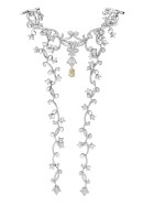 MELLERIO DITS MELLER-Secrets of Lys platinum necklace-yellow diamond- diamonds