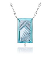 MUNSTEINER-Necklace Dom Pedro-aquamarine-diamonds