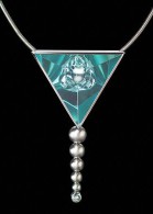 MUNSTEINER-Pendant-Platinum-Aquamarine