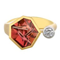 MUNSTEINER-Ring-Pink Tourmaline-Diamond