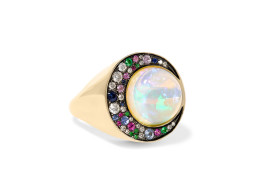 NUUN-opal-jewelry-summer-ring-eclipse-gray-gold-multi-stone-opale-ring