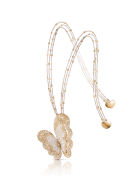 PASCALE BRUNI-Liberty Aleandra collection-Necklace-pink gold-brown diamonds-white diamonds