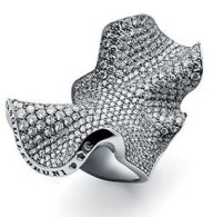 PASCALE BRUNI-Ring-Haute couture collection-white gold-diamonds