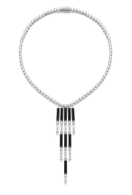 PIAGET-Couture Precieuse collection-Necklace-white gold-black spinels-diamonds