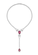 PIAGET-Couture Precieuse collection-Necklace-white gold-pink spinels-diamonds