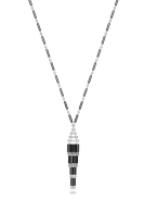 PIAGET-Couture Precieuse collection-white gold-black spinels-diamonds-necklace