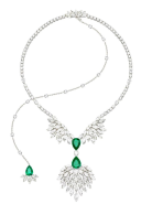 PIAGET-Extremely Piaget collection-Necklace-white gold-diamonds-emeralds