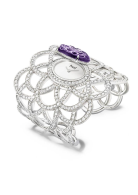 PIAGET-Extremely Piaget collection-Secret cuff watch-white gold-diamonds