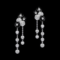 PIAGET-Limelight earrings-white gold-diamonds-onyx