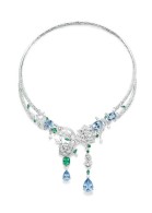 PIAGET-Rose Passion necklace-white gold-tourmalines-topaz-diamonds