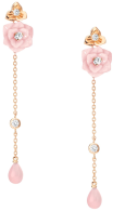 PIAGET-Rose collection-Earrings-rose gold-opal-diamonds