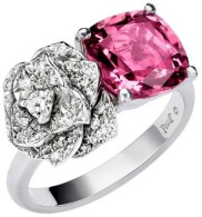 PIAGET-Rose collection-ring-white gold-tourmaline-diamonds