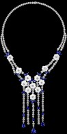 PIAGET-White gold -chalcedony-Diamond-Necklace- Piaget Luxury Jewelry-