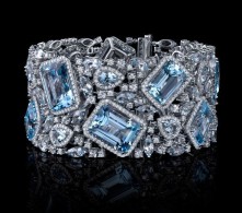 PROCOP Robert-Parisian Collection -Blue Topaz-Diamond-Bracelet