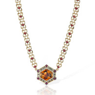 RICARDO BASTA-green sapphire-diamonds-rubies