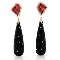 RICARDO BASTA-tourmailnes-diamonds-rubellites-ebony