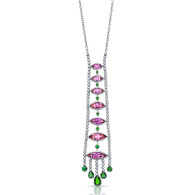 RICARDO BASTA-tsavorites-diamonds-pink topaz