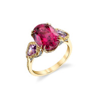 RICARDO BASTA-yellow diamonds-pink sapphires