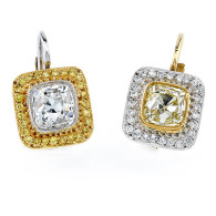 RICARDO BASTA-yellow diamonds-white diamonds-earings
