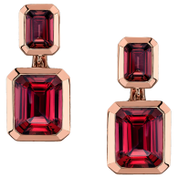 ROBERT PROCOP-Jolie collection-Tablet rubellite earrings
